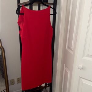 Chic One Shoulder Red Dress